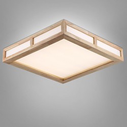 Flush Mount Mini Style Modern/Contemporary Living Room / Bedroom / Study Room/Office / Kids Room / Hallway Wood/Bamboo