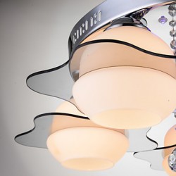 Modern Ceiling Light Flush Mount 3 Lights E26 E27/Contemporary Bedroom / Hallway Metal