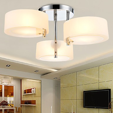 Flush Mount Modern Contemporary 3 Lights Ceiling Light Kids Room