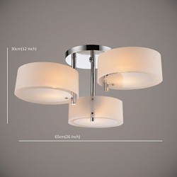 Flush Mount Modern/Contemporary 3 Lights Ceiling Light/Kids Room/Entry/ Hallway/ Metal