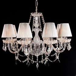 Chandelier Crystal Luxury Modern Living 8 Lights
