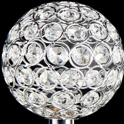 25W Modern/Contemporary Crystal Chrome Metal Flush Mount Bedroom / Dining Room / Study Room/Office / Kids Room
