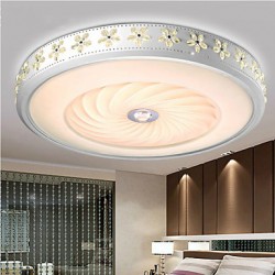 24W Modern/Contemporary Crystal / LED Others Metal Flush Mount Living Room / Bedroom / Dining Room / Study Room/Office