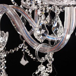 Chandelier Crystal Luxury Modern Living 8 Lights