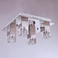 Ceiling Lamps , 4 Light , Crystal Artistic Stainless Steel Plating