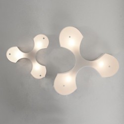 Bidesen Simple European Style Modern Restaurant Study Bedroom Lighting Lamps Large Clover Ceiling Lamps