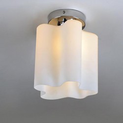 E27 220V 20*22CM 10-15㎡Single Head Lamps And Lanterns Corridor Glass Clouds Absorb Dome Light Pendant Lights LED