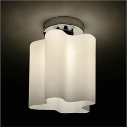 E27 220V 20*22CM 10-15㎡Single Head Lamps And Lanterns Corridor Glass Clouds Absorb Dome Light Pendant Lights LED