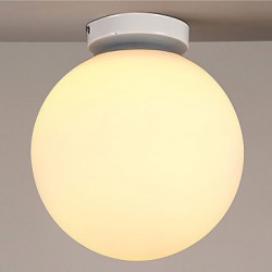 E27 220V 15CM 8-15銕ontracted And Contemporary Personality White Ball Glass Dome Light Led