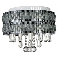 Graceful LED Crystal Flush Mount 90-240V