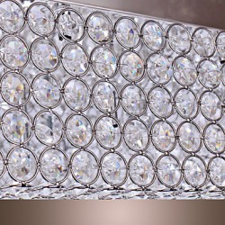 Crystal Beaded Ceiling Light with 45 Colourful LEDs and 12 G4 Bases