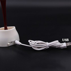 DIY Pouring Coffee Design White Light LED Table Lamp (USB/3xAAA)