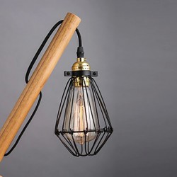 Desk Lamps Arc Rustic/Lodge Wood/Bamboo