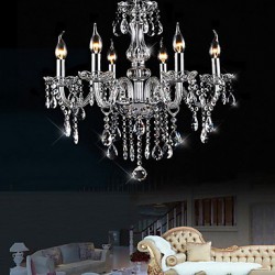 3W Traditional/Classic / Vintage Crystal / Bulb Included Electroplated Crystal ChandeliersLiving Room / Bedroom / Dining Room / Kitchen /