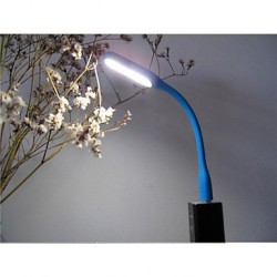 1.2W Portable USB LED Light Flexible USB Powered LED Lamp for USB Hardware(Assorted Color)