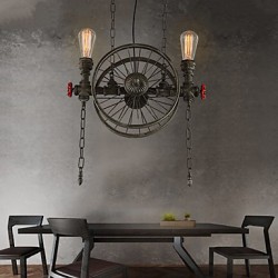 American Bar Iron wheel Chandelier