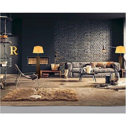 Simple Atmospheric Fashion Leather Floor Lamp