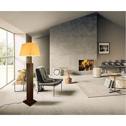 Simple Atmospheric Fashion Leather Floor Lamp