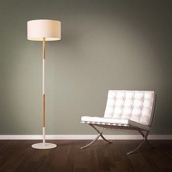 Floor Lamp with Luxury Carving Shade
