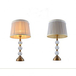 The Desk lamp Decoration lamp Simple European Crystal Copper