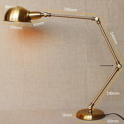 Desk Lamps LED / Swing / Arc Traditional/Classic Metal