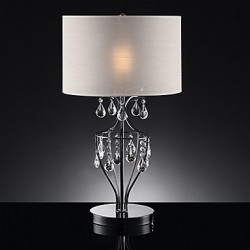 60W E27 Modern Table Lamp in Warm White Shade