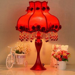 Wedding Room Big Red Desk lamp