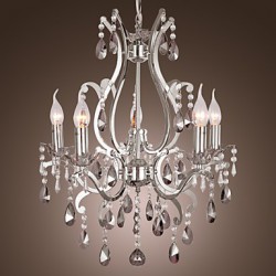 Max 40W Traditional/Classic Chrome Chandeliers Living Room / Bedroom / Dining Room