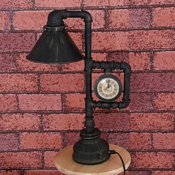 Retro Industrial Iron Pipe Lamp
