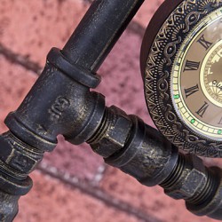 Retro Industrial Iron Pipe Lamp