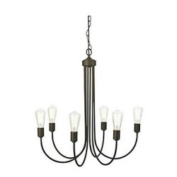 MAX:60W Country Bulb Included Painting Metal Chandeliers Living Room / Bedroom / Dining Room / Study Room/Office / Entry / Hallway