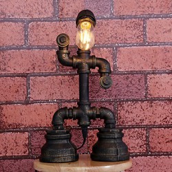 Retro Industrial Iron Pipe Lamp