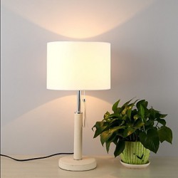 Modern Simple Leather Table Lamp With Leather