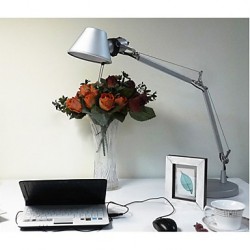 The long Arm of metallic Work Office Hotel Support Eyes Lamp