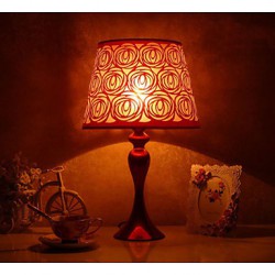 Wedding Room Big Red Desk Lamp