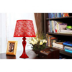 Wedding Room Big Red Desk Lamp