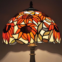  -style Sunflowers Bronze Finish Table Lamp(0923-TF3)