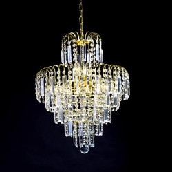 European-Style Luxury 6 Lights Chandelier In Crown Shape