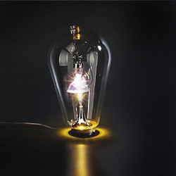 Table Light with 1 Light in Bottle Featured Design