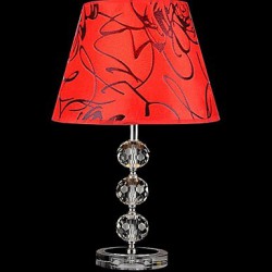 Crystal Table Lamps, Modern/Comtemporary Fabric