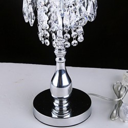 60W Splendid Table Lamp With Crystal Balls