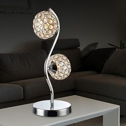 Crystal Desk Lamps, Modern/Comtemporary Metal