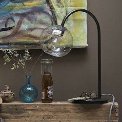 Modern Minimalist Table Light With Globe Shade