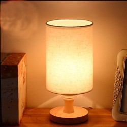 Bedroom Bed Decoration Study living Room Wood Desk lamp