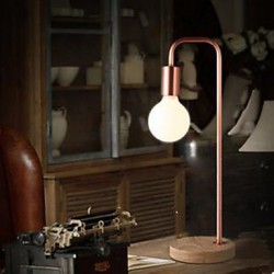 Retro Industrial Desk Lamp Of Bedroom The Head Of A Bed Simple Solid Wood Desk Lamp