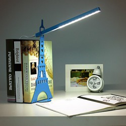 34.6*14.5*36.8CM Creative Fashion Energy-Saving Personality Paris Eiffel Tower Model Desk Lamp Light Led