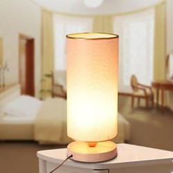 LED Bamboo And Wood Desk Lamp