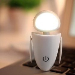 3*3*6CM Christmas Present Creative Robot Eva Model Usb Small Night Light Lamp Personality Lamp Light Led