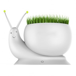 18.5*8.8*9.5CM Snail Light Creative Small Night Light Usb Rechargeable Office Green Plant Led Desk Lamp Light Led