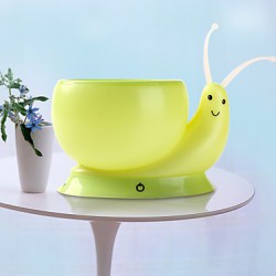 18.5*8.8*9.5CM Snail Light Creative Small Night Light Usb Rechargeable Office Green Plant Led Desk Lamp Light Led